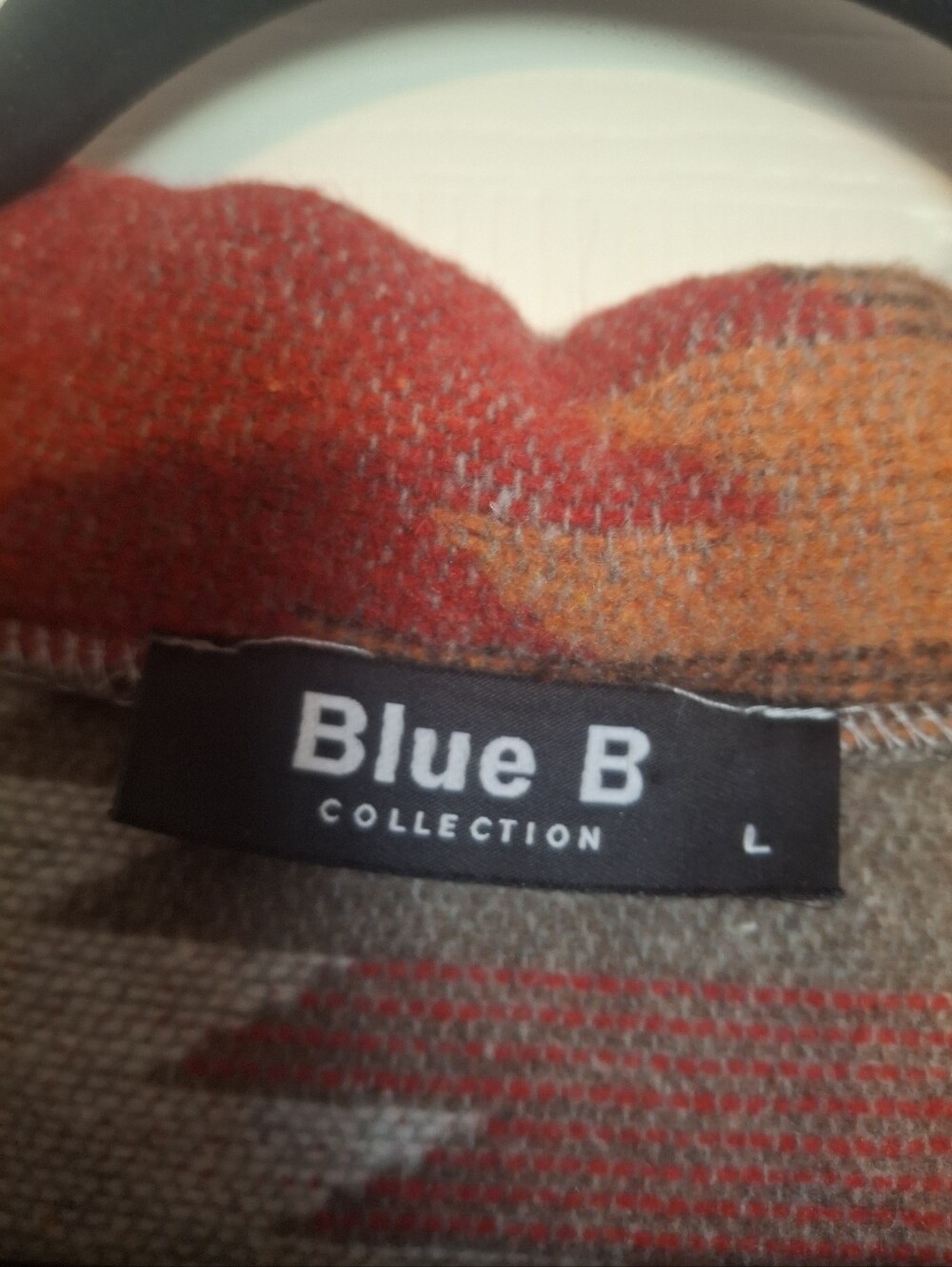 Blue B Aztec Pattern Button-Front Jacket - Picture 5 of 8